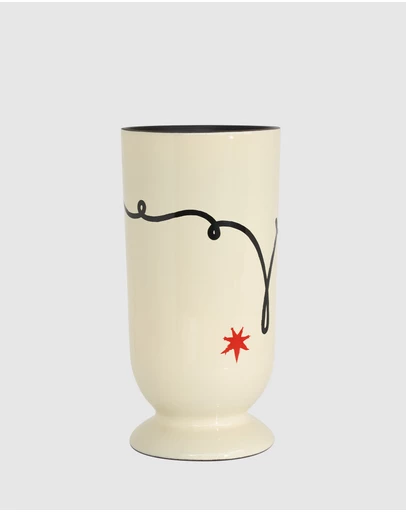 Black Blaze - Bouquet Ceramic Vase