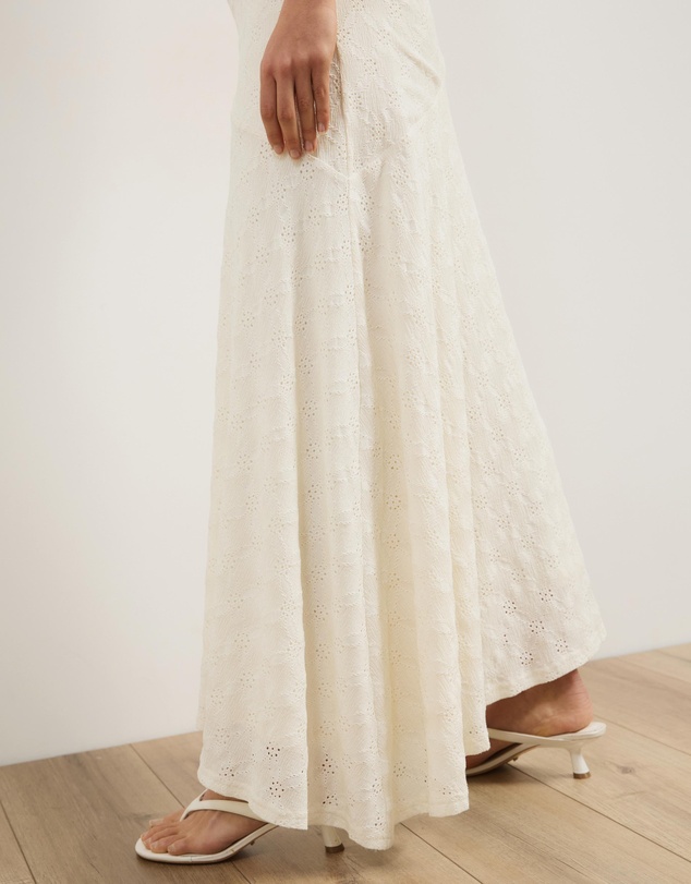 Atmos&Here - Bridget Stretch Geo Lace Midi Dress