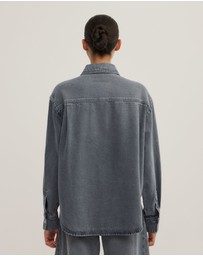 Witchery - Boxy Long Sleeve Denim Shirt