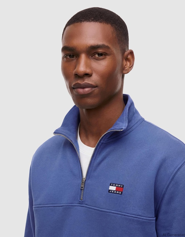Tommy Jeans - Regular Badge Quarterzip