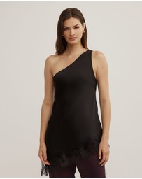 Witchery - One Shoulder Lace Top