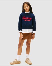 Tommy Hilfiger - Varsity Intarsia Logo Jumper - Teens