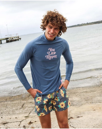 Skwosh - You Little Ripper Rashie in Navy
