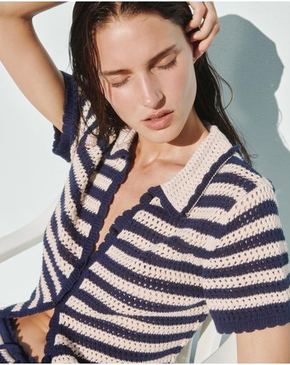 Blue Chino Stripe