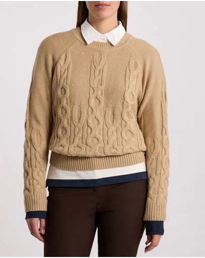 David Lawrence - Gianna Cable Knit Jumper