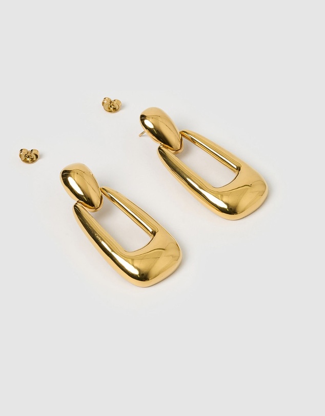 Izoa - Aria Drop Stud Earrings