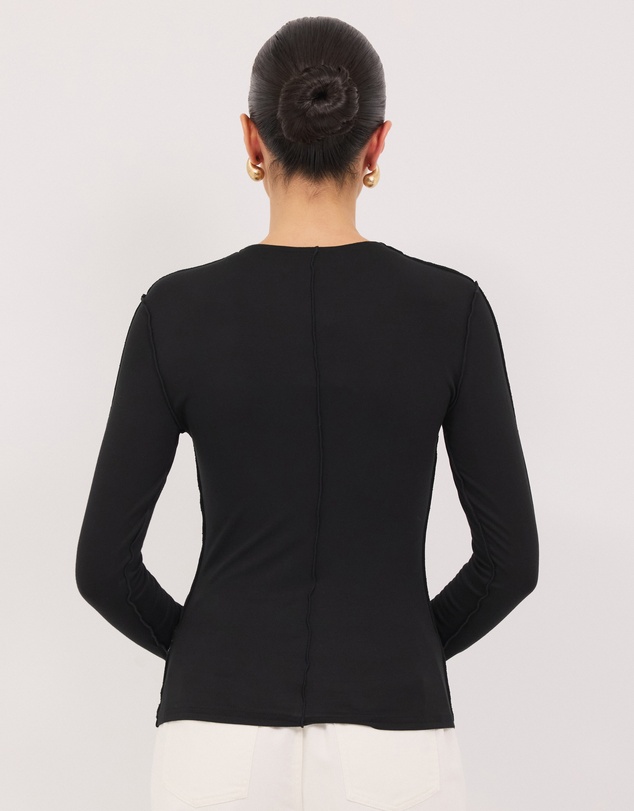 Calli - Astor Babylocked Long Sleeve Top