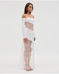 Third Form - Inhale Panel Off Shoulder Dress