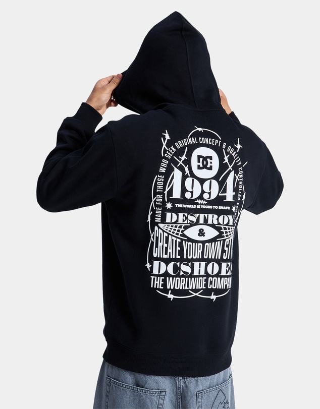 DC Shoes - Mens Shaped Destroy Pullover Hoodie