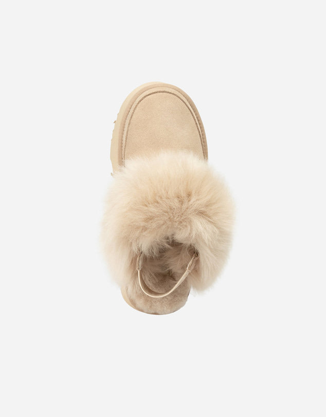 Ozwear Connection Uggs - UGG Daniela Premium Platform Slipper (Elastic Logo & Wool Strap – Detachable)