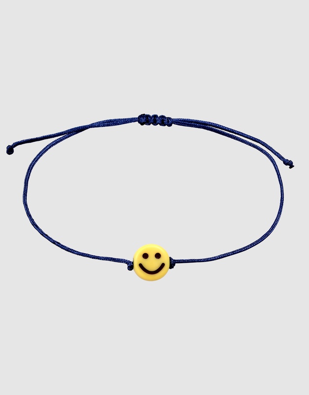 Kuzzoi - ICONIC EXCLUSIVE - Nylon Bracelet with Smiling Face Bead