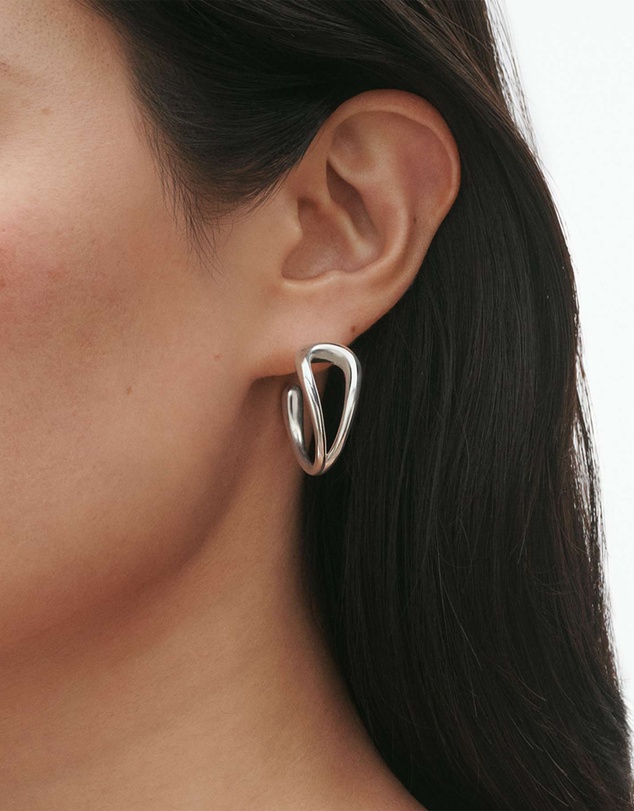 Georg Jensen - Mercy Swirl Earhoop
