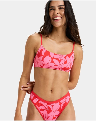 Roxy - Womens Khloe Basic Bralette Bikini Top