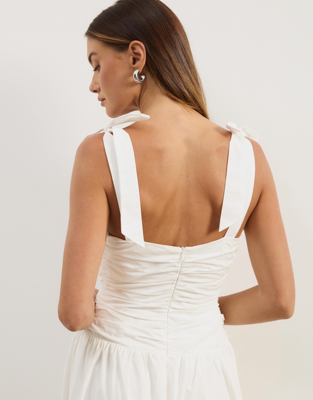 Atmos&Here - Posey Cotton Poplin Midi Dress