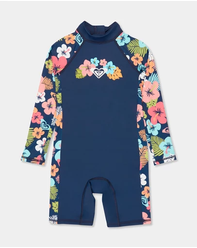 Roxy - Girls 2 to 7 Morning Flowers Springsuit
