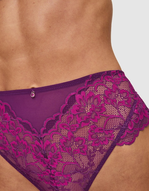 Ann Summers - Sexy Lace Two Tone High Waist Brazilian Briefs