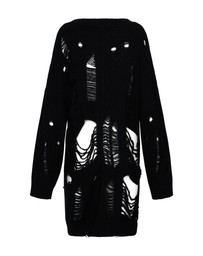 ONE TEASPOON - Black Hercules Shredded Sweater