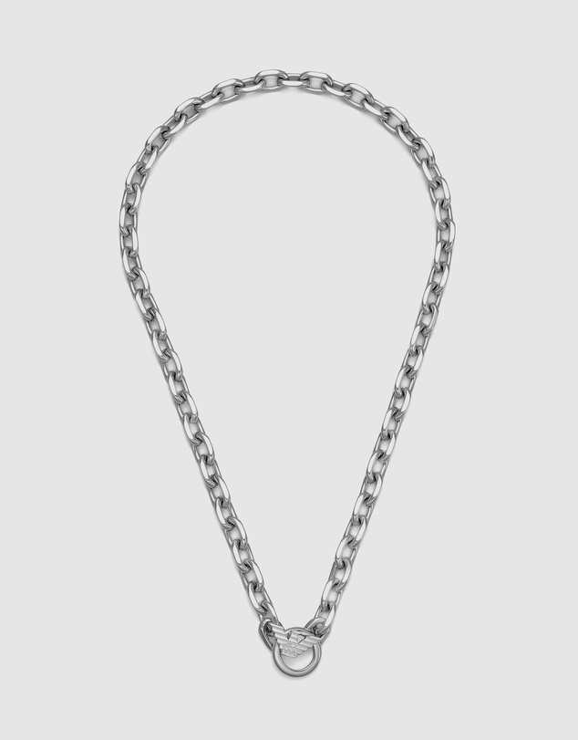 Emporio Armani - Emporio Armani Silver-Tone Necklace
