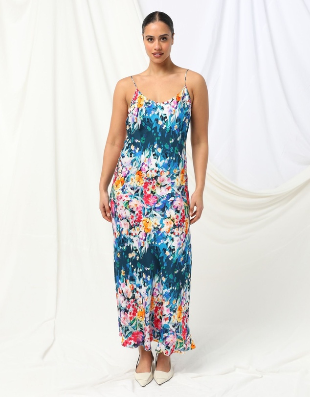 KACHEL - Melody Slip Maxi Dress