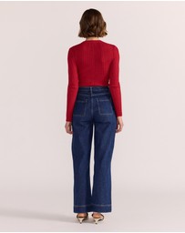 Staple the Label - Lennox Wide Leg Jeans