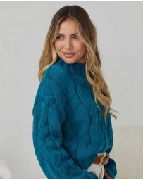 Esther & Co - Hadi Knit - Teal