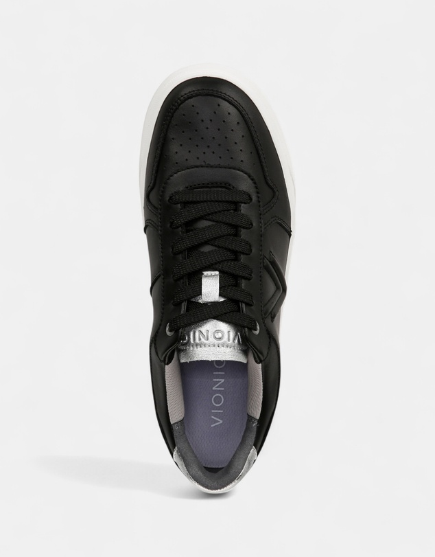Vionic - Kimmie Court Sneaker - Black Silver