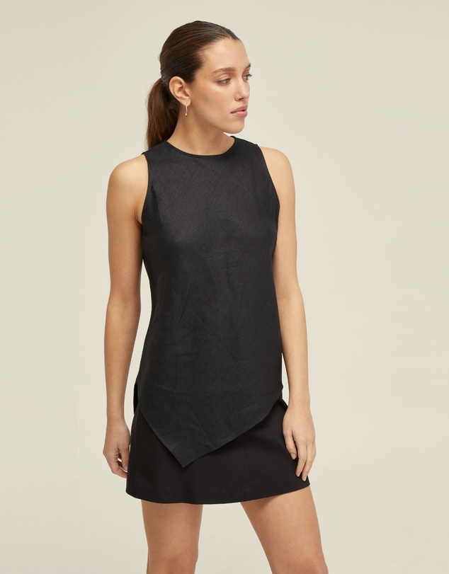 Oxford - Elouise Linen Top