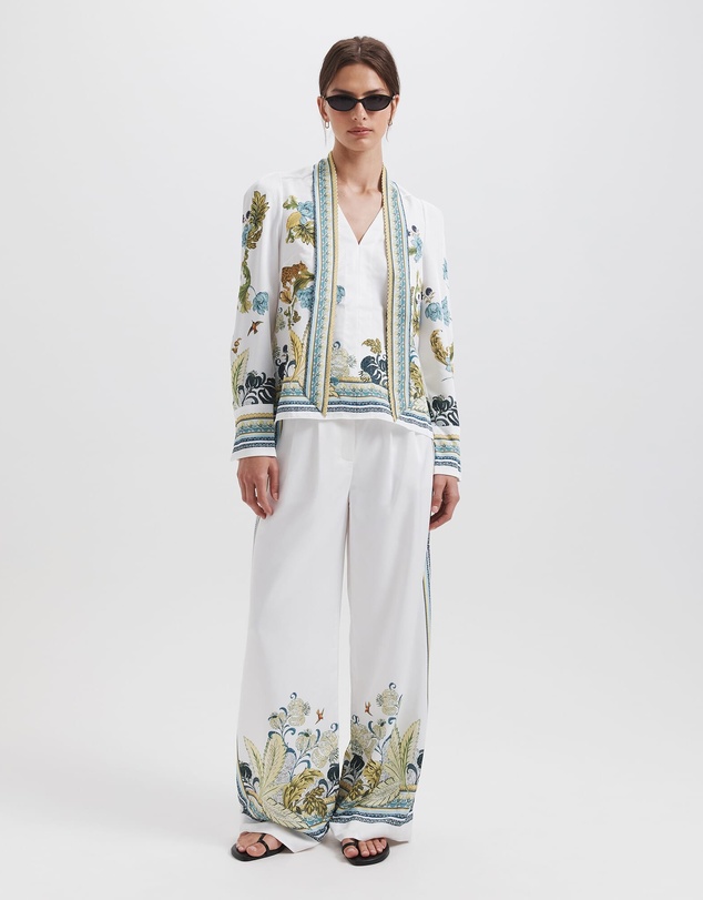 SABA - Liora Tie Neck Blouse