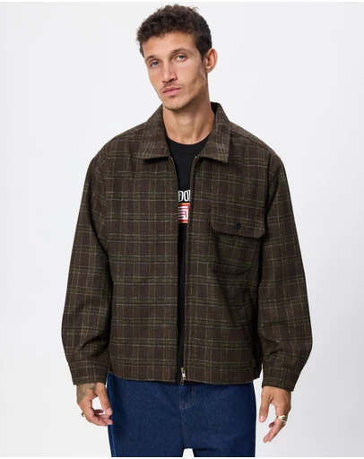 S Double - LS Zip Thru Overshirt