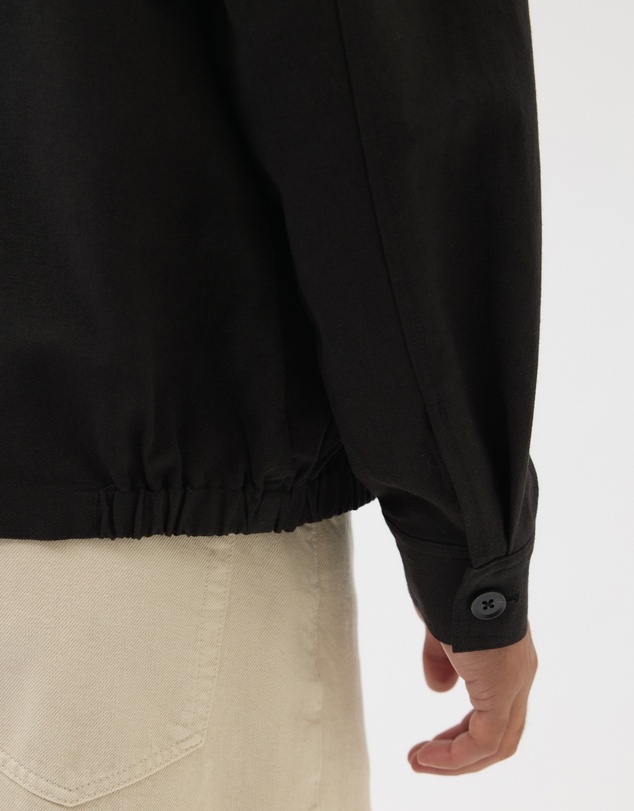 AERE - Linen Cotton Blend Jacket
