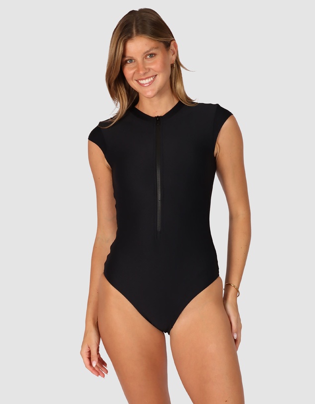 Baku Swimwear - Rococco Zip Front Surfsuit Swimwear
