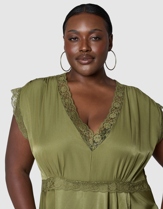 Sunday In The City - Rocked Maxi Dress