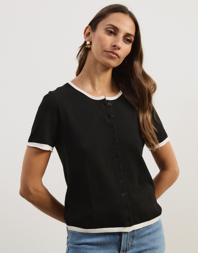 Atmos&Here - Brit Fine Knit SS Top