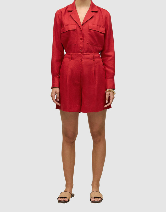 Trenery - Linen Tailored Short