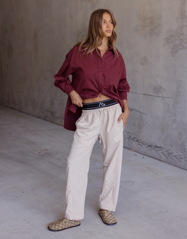 ALEXANDRA - Noir Pants Stone