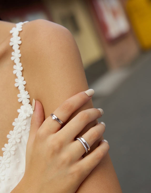 Ania Haie - Silver Classic Slim Stacking Ring