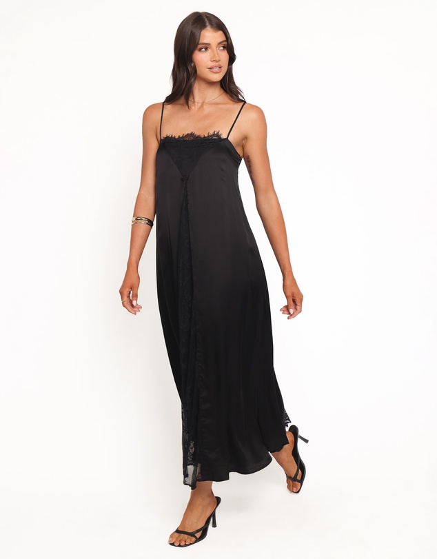 Petal & Pup - Halsey Midi Dress - Black