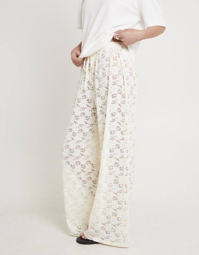 Subtitled - Jasmine Lace Relaxed Pants