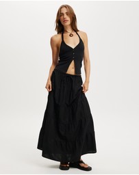 Cotton On - Haven Multi Tiered Maxi Skirt