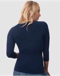 B Free Intimate Apparel - Bamboo 3/4 Sleeve Top
