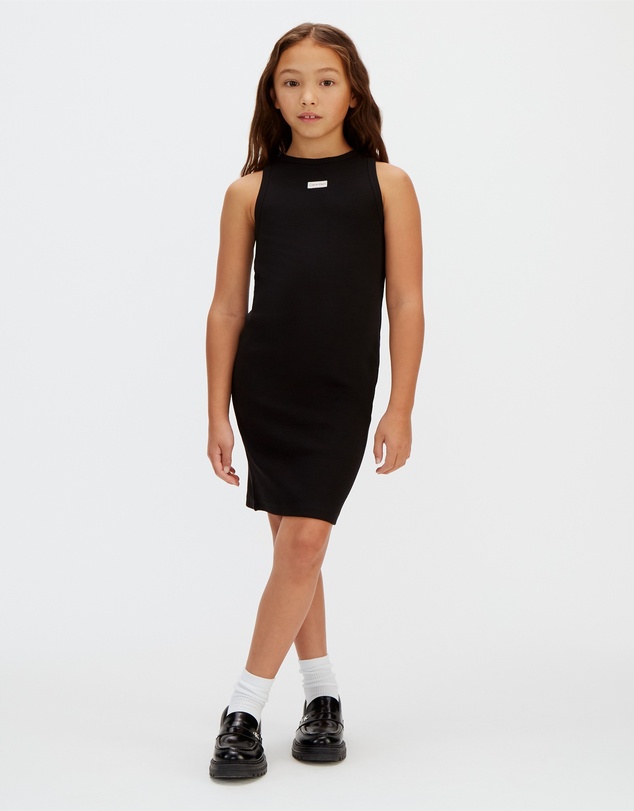 Calvin Klein Jeans - Girls Slim Ribbed T-Shirt Dress