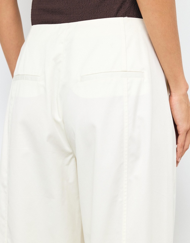 AERE - Organic Cotton Barrel Leg Trousers