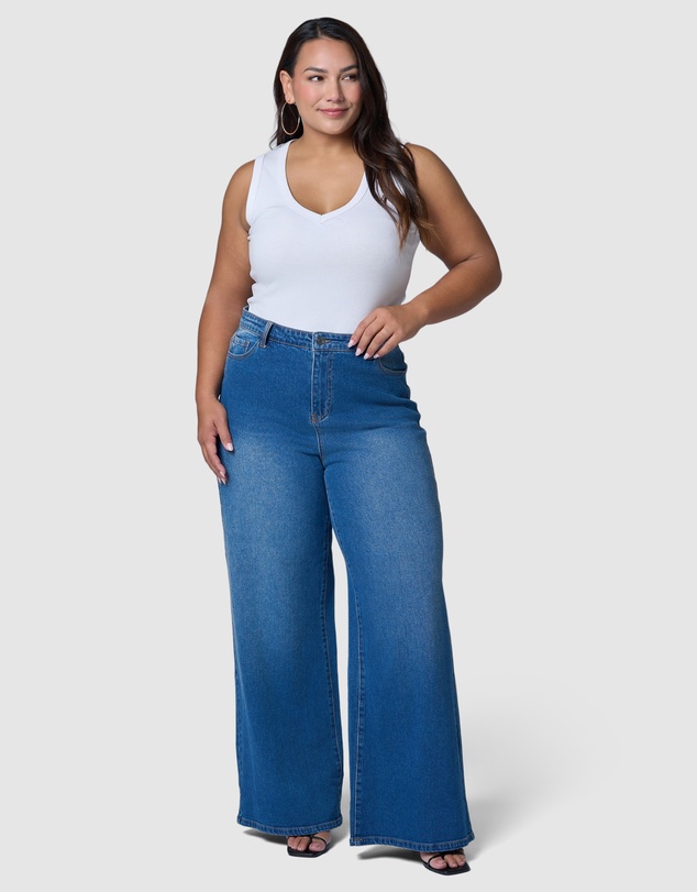 Indigo Tonic - Storm Wide Leg Jean
