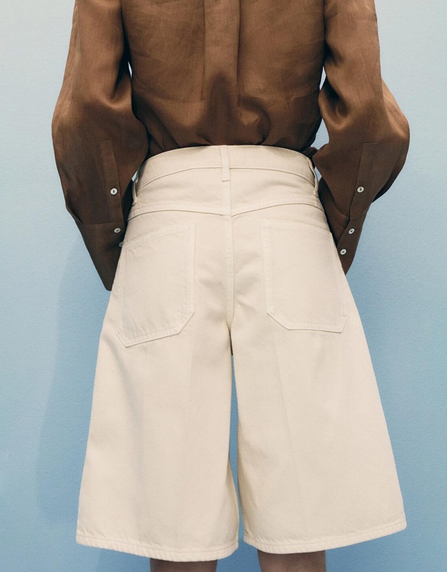 M.N.G - Sofia High-Waisted Straight Jorts