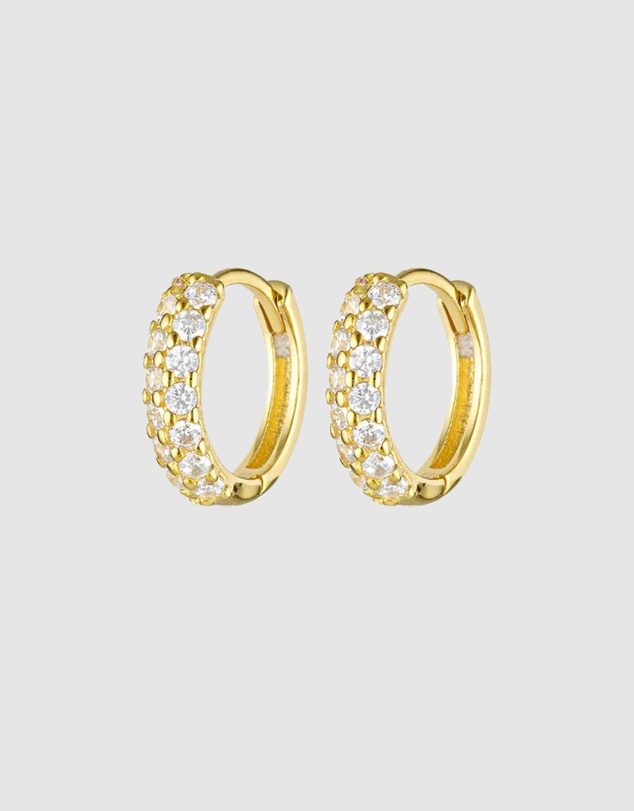 HOUSE OF SLANI - Tia Crystal Hoops