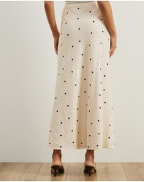 Atmos&Here - Anne Polka Dot Maxi Skirt