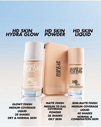 MAKE UP FOR EVER - HD Skin Hydra Glow Foundation-24 - 1R02