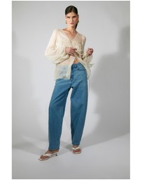 Bardot - Delphina Barrel Leg Jean