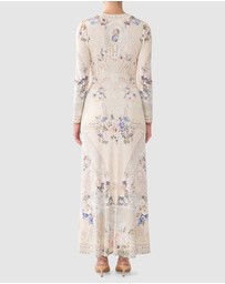 Camilla - Gathered Jersey Long Dress
