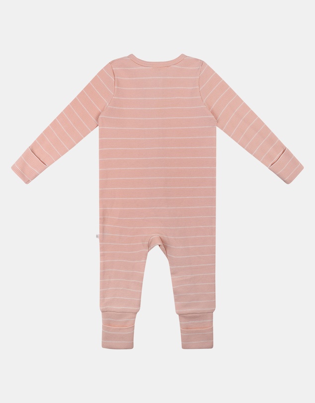 Kynd Baby - Organic Cotton Waffle in Pearl Stripe